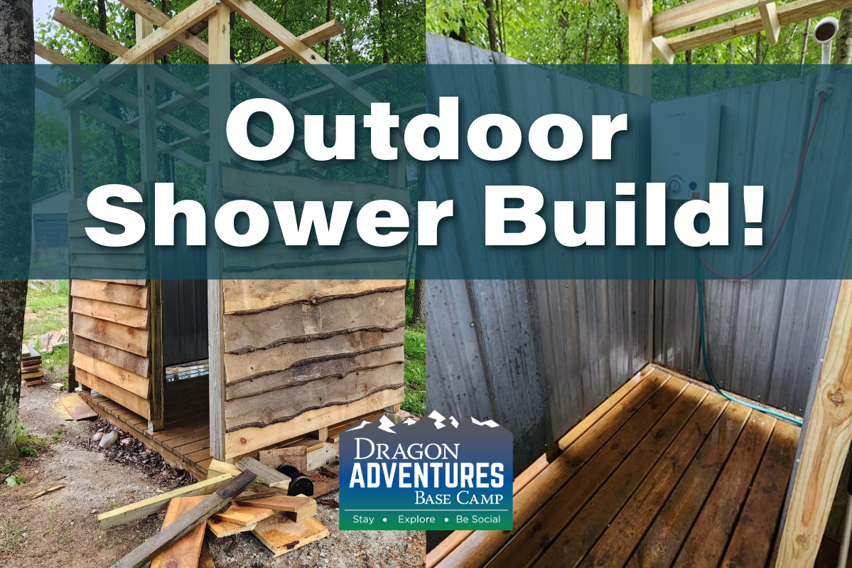 Outdoor Shower Build!